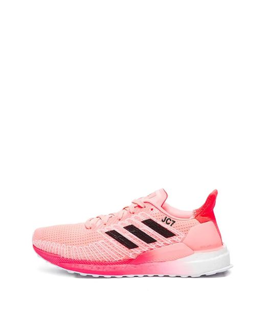 Adidas Pink Solar Boost 19 "Light Flash" Sneakers