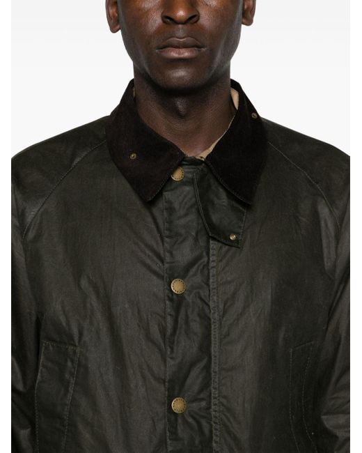 Barbour Jack Met Waslaag in het Black voor heren