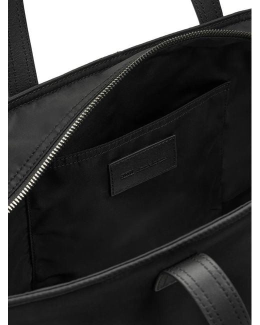 AMI Black Small Marcel Padded Shoulder Bag