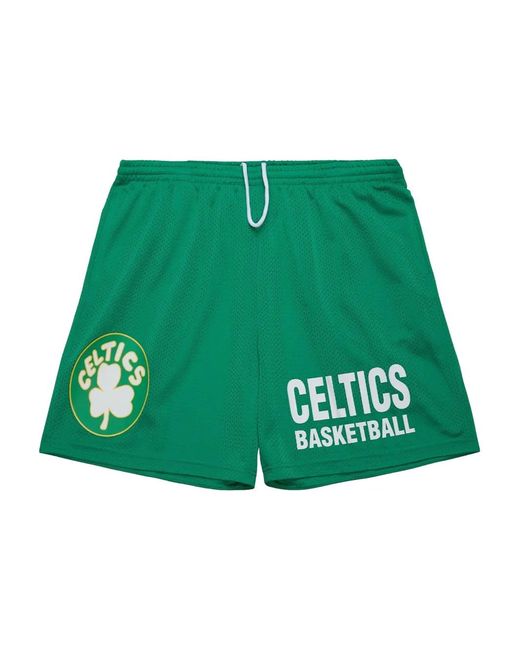 Mitchell & Ness Green Boston Celtics Hardwood Classics Gameday Shorts for men