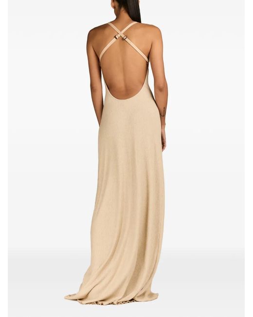 MARK-OFF Natural Beverly Long Dress