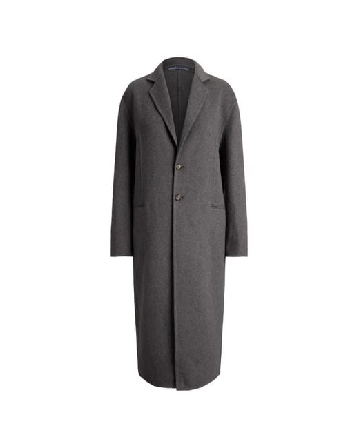 Polo Ralph Lauren Gray Single-Breasted Long Coat