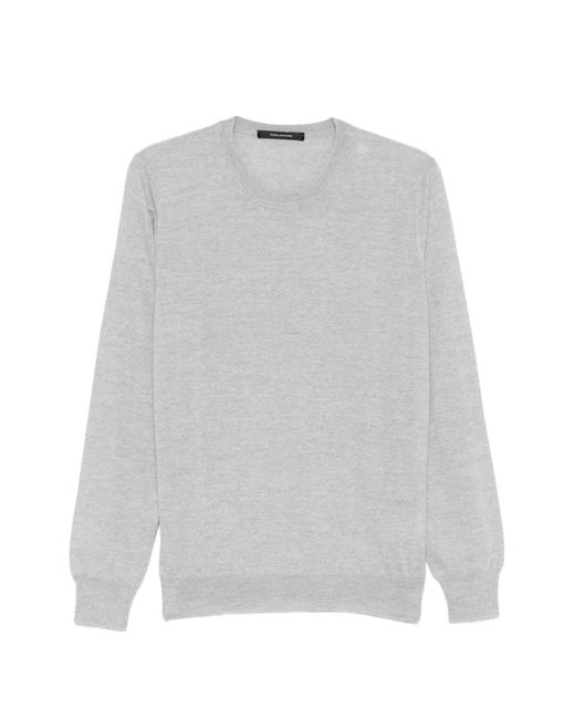 Tagliatore White Pull À Col Rond for men