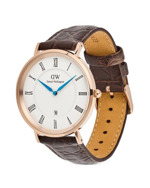 Daniel Wellington White Classic Roman 40Mm Watch for men