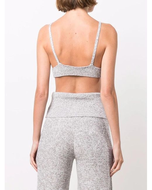 Off-White c/o Virgil Abloh Gray Languid Knitted Top