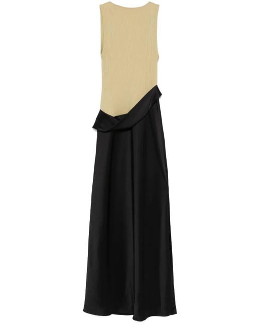 Nanushka Black Cobee Maxikleid