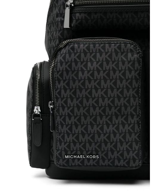 Michael Kors Black Medium Brooklyn Backpack for men