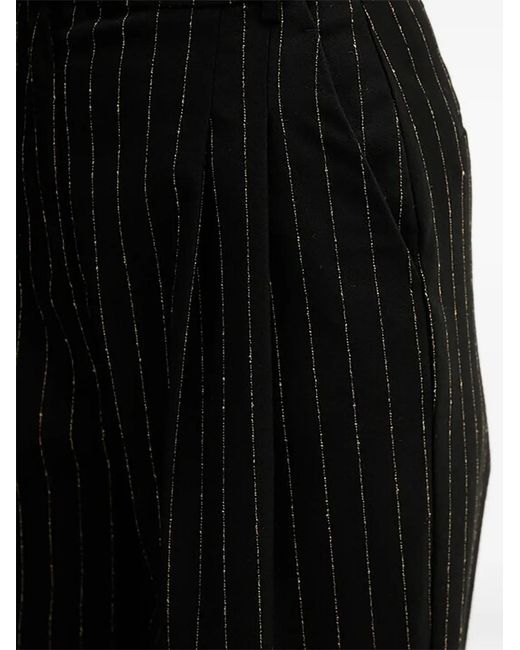 Benetton Black Pinstriped Trousers