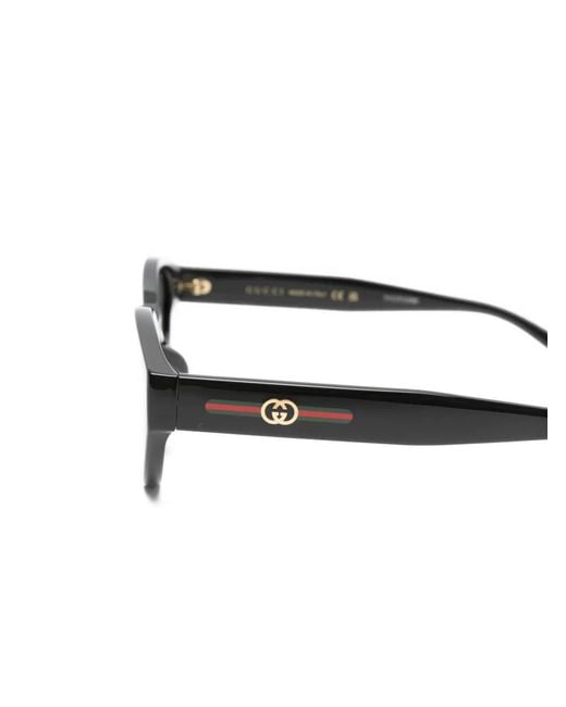 Gucci Gray Interlocking G Cat-Eye Sunglasses