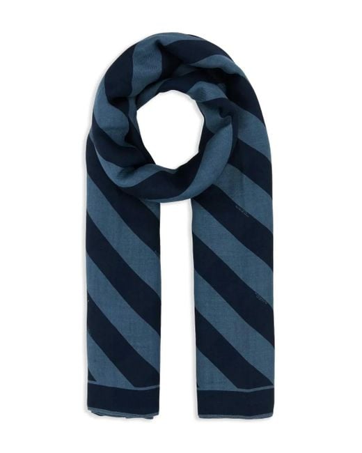 Foulard Con Ricamo di Fendi in Blue da Uomo