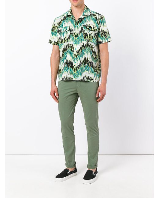 Lyst - Dondup Classic Chinos in Green for Men - Save 30%