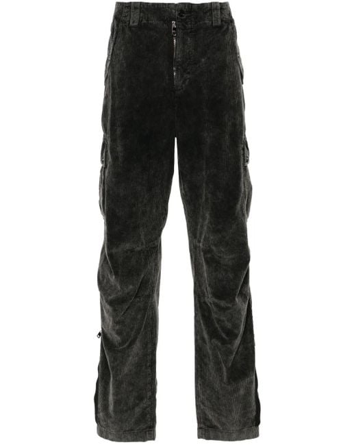 Dolce & Gabbana Cargohose Mit Logo-Patch in Black für Herren