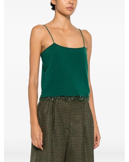 Bode Green Beads-Trim Top
