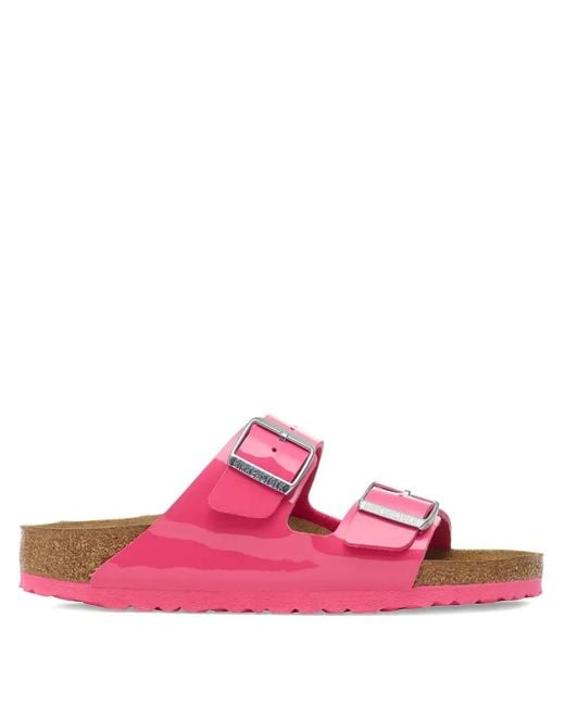 Sandali Slides Con Fibbia di Birkenstock in Pink