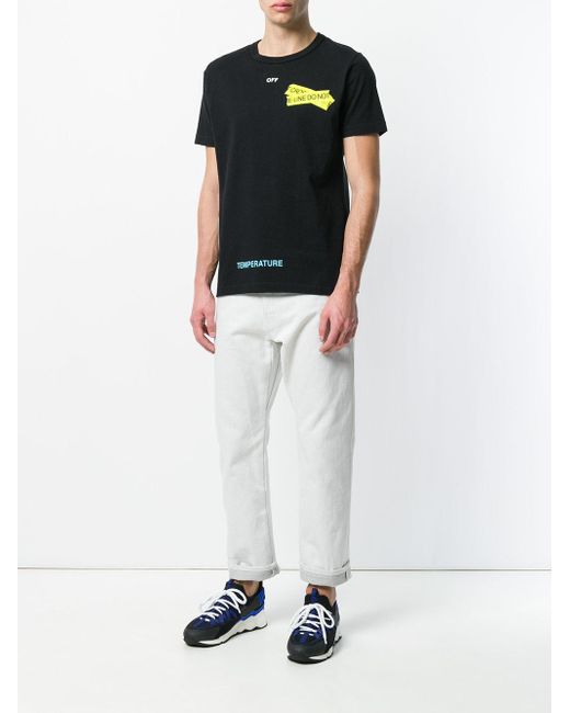 o Virgil Abloh Caution Tape T-shirt 
