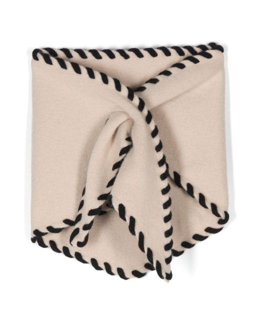 Sandro Natural Slide Triangle Scarf