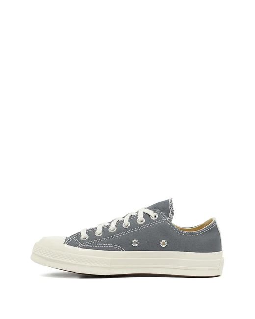 COMME DES GARÇONS PLAY White Logo-Detail Low-Top Sneakers