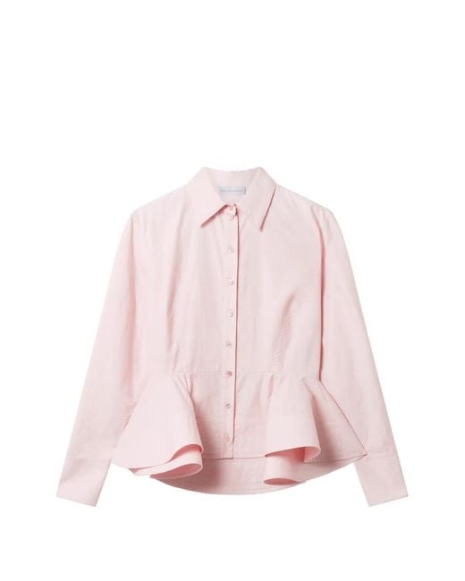 Stella McCartney Pink Peplum Shirt