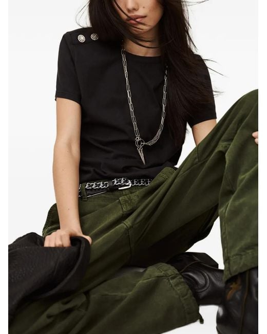 Ba&sh Black Elmer T-Shirt