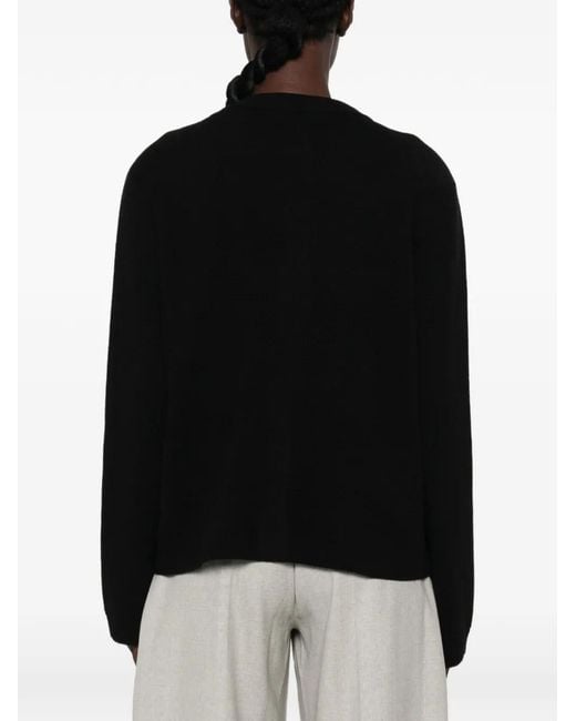 Liviana Conti Black Button-Up Patch-Pocket Cardigan