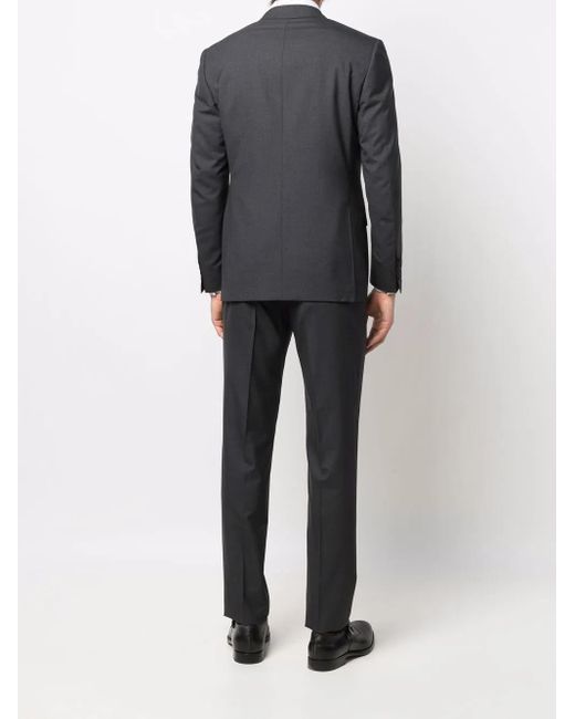 Canali Gray Two Piece Single Breasted Suit for men