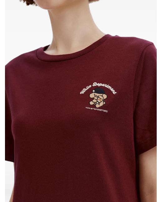 Chocoolate Red Graphic-Print T-Shirt