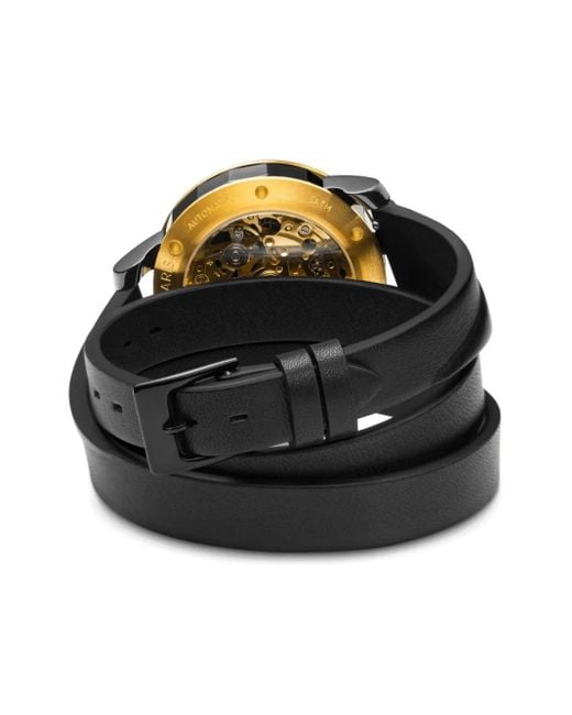 Fob Paris Black Skeleton 36Mm