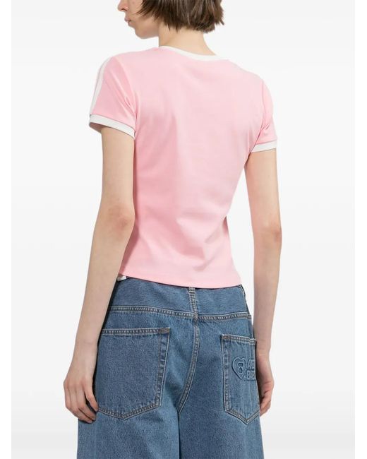 AAPE BY A BATHING AP Pink Printed T-Shirt