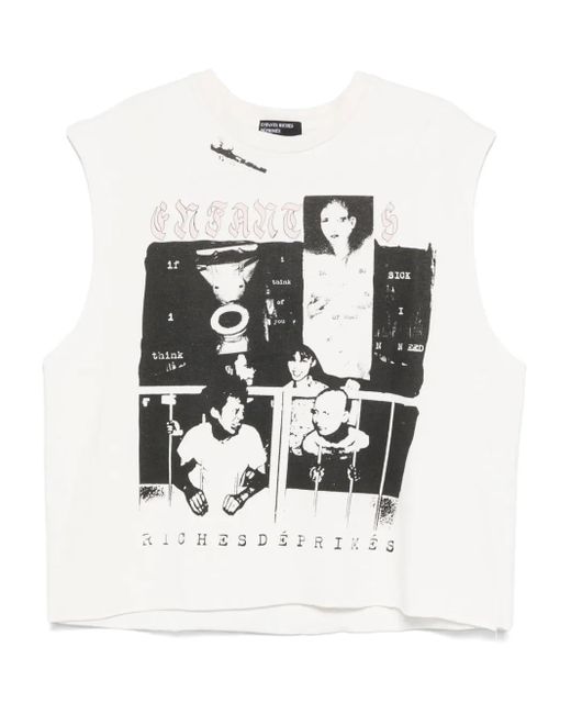 Enfants Riches Deprimes White Cotton T-Shirt for men