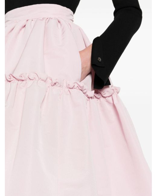Nina Ricci Pink Babydoll Midi Skirt