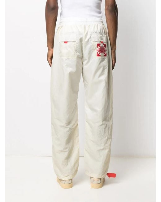 NIKE X OFF-WHITE Multicolor Logo-Print Track Pants for men