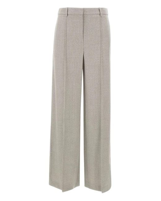 Eleventy Gray Pressed Trousers