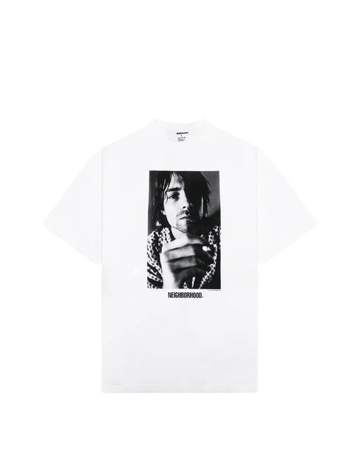 Neighborhood White X Charles Peterson T-Shirt for men