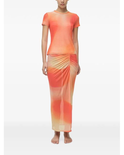 Jonathan Simkhai Pink Murry Mesh Top