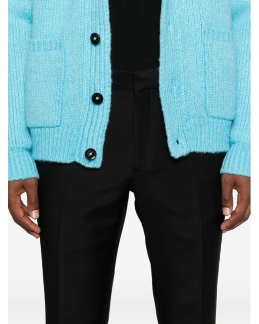 Tom Ford Black Flat-Front Trousers for men