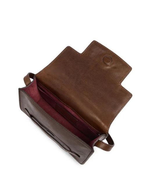 The Bridge Brown Lucrezia Leather Cross Body Bag
