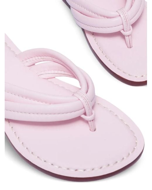 Bernardo Pink Miami Double-Strap Sandals