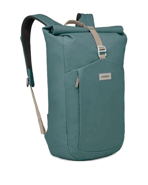 Osprey Green Roll-Top Backpack for men