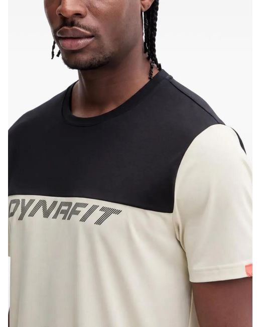 Dynafit White Crew-Neck T-Shirt for men