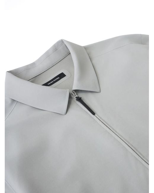 Hiking Patrol White Zip Fastening Shirt