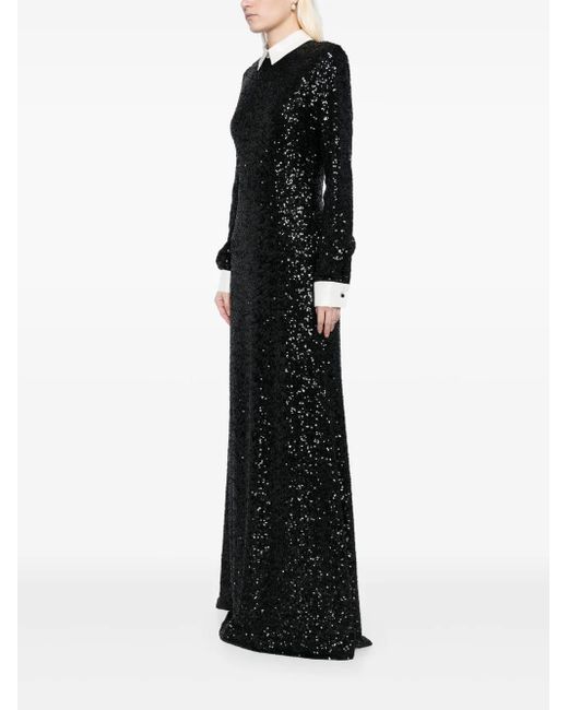 Macgraw Black Neo Gothic Gown
