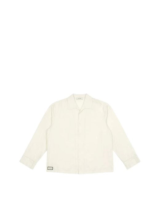 Entire studios White Long Sleeve Pyjama Shirt for men