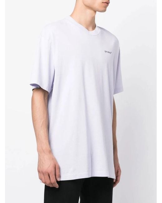 Off-White c/o Virgil Abloh White Caravaggio Arrow Short-Sleeve T-Shirt for men