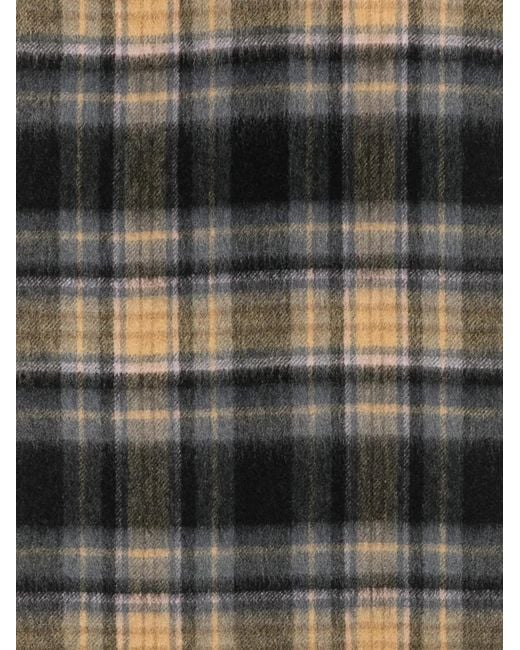 Carhartt Black Parson Check-Pattern Scarf