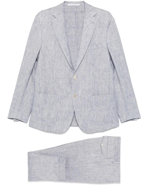 Eleventy Gray Single-Breasted Suit for men