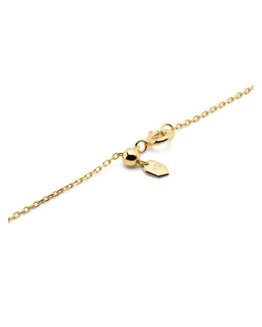 Maria Black Metallic Twister Pearl Necklace