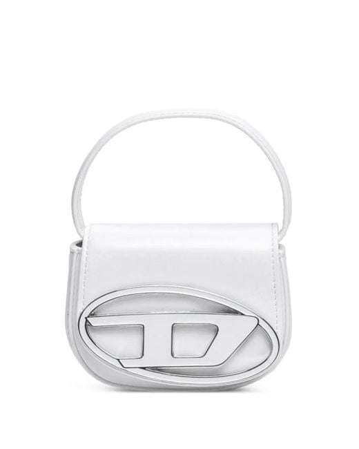 DIESEL White 1Dr Xs Leather Mini Bag
