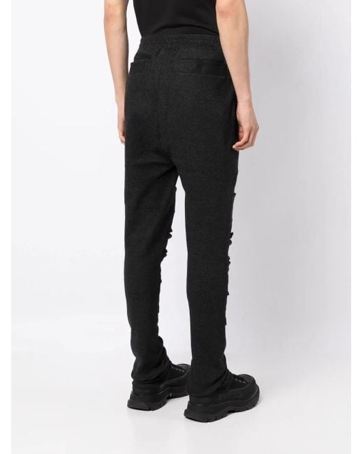 Private Stock Black The Joker Track Pants for men