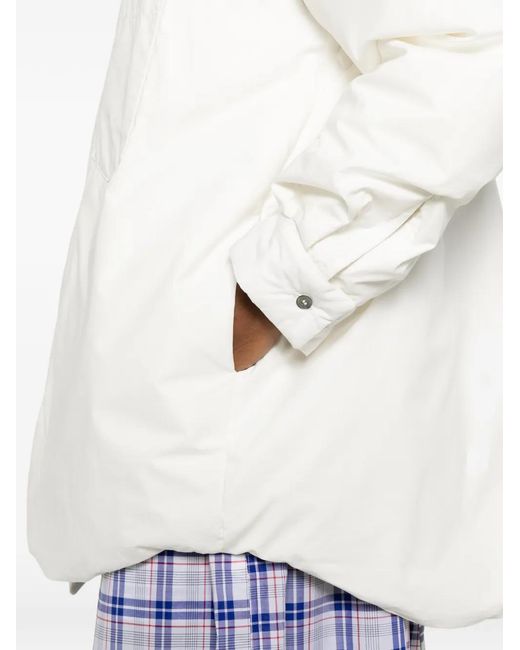 Sofie D'Hoore White Button Fastening Coat