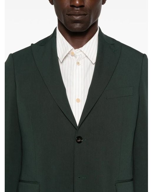 VELA SHOP Green Single-Breasted Buttoned Suit for men